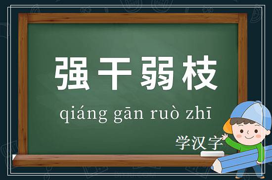 成语强干弱枝释义