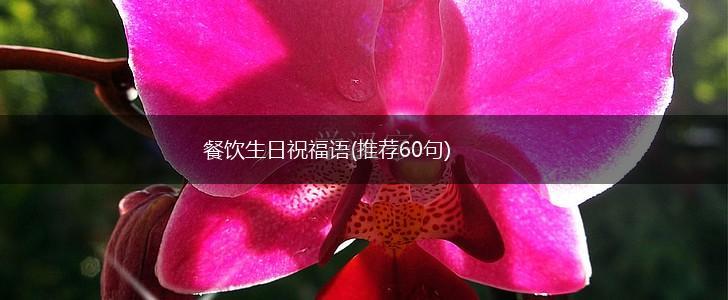 餐饮生日祝福语(推荐60句),第1张