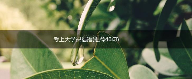 考上大学祝福语(推荐40句),第1张