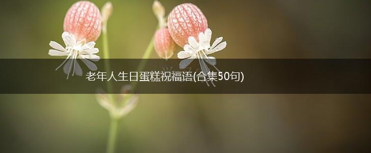 老年人生日蛋糕祝福语(合集50句),第1张