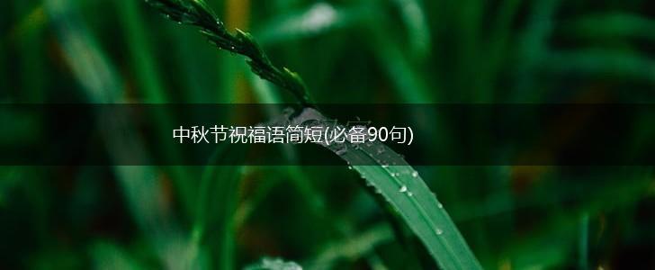 中秋节祝福语简短(必备90句),第1张