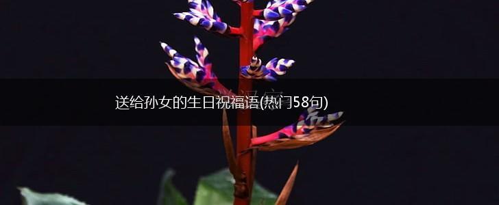 送给孙女的生日祝福语(热门58句),第1张