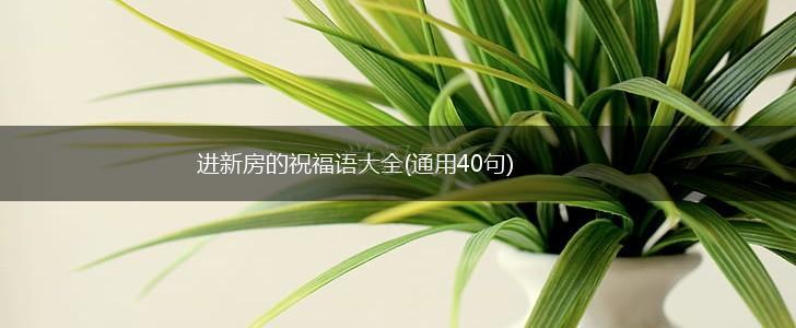 进新房的祝福语大全(通用40句),第1张