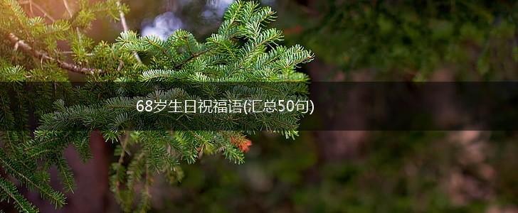 68岁生日祝福语(汇总50句),第1张