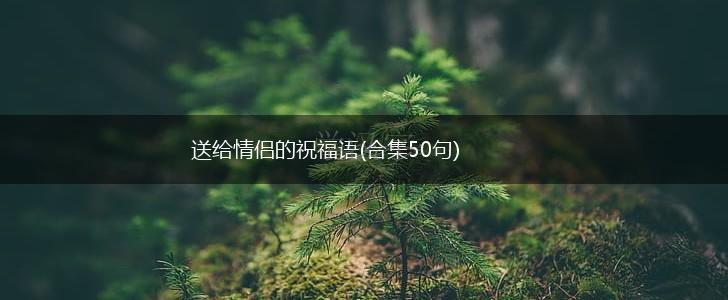 送给情侣的祝福语(合集50句),第1张