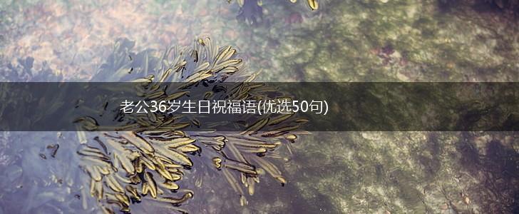 老公36岁生日祝福语(优选50句),第1张