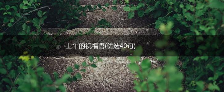 上午的祝福语(优选40句),第1张