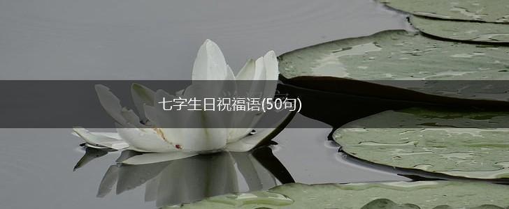 七字生日祝福语(50句),第1张