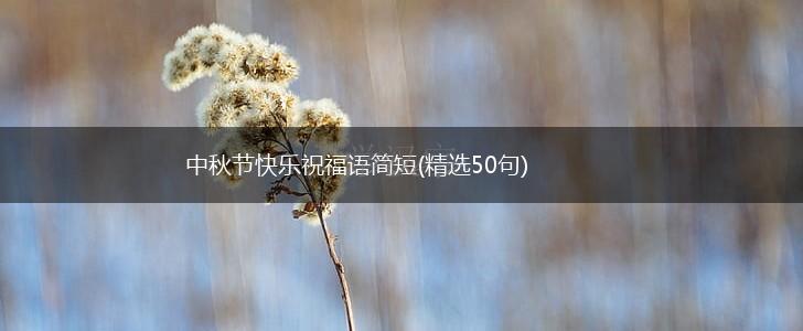 中秋节快乐祝福语简短(精选50句),第1张