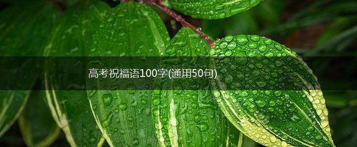 高考祝福语100字(通用50句),第1张